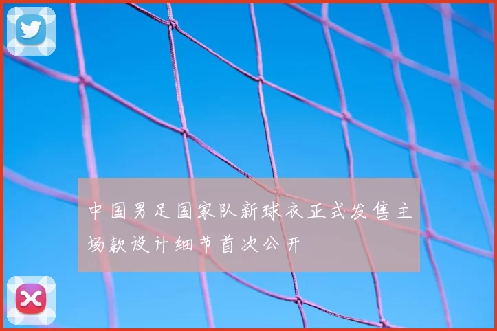 中国男足国家队新球衣正式发售主场款设计细节首次公开